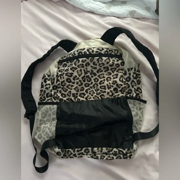 APL Cream and Black Leopard Backpack - Picture 2 of 2